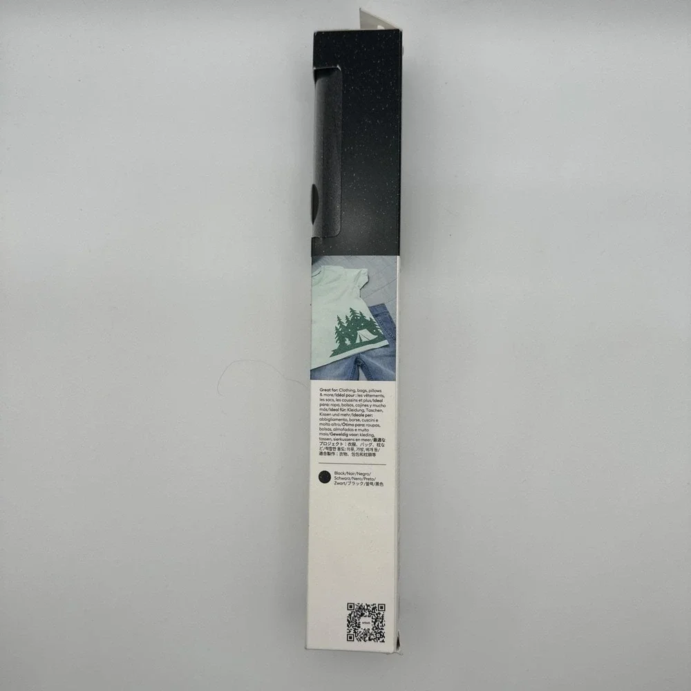 Cricut Black Glitter Iron On Heat Transfer Vinyl 12x19 HTV New in Box